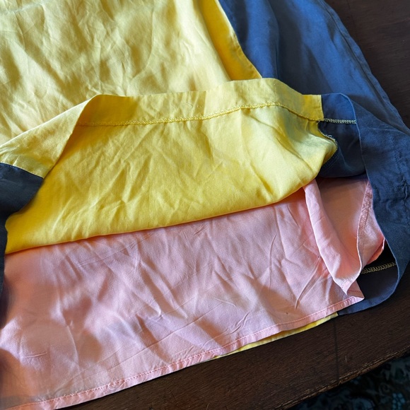 Oliver Bonas‎ size 16  V-Neck colorblock  Sleeveless Sheath Dress - Picture 10 of 12